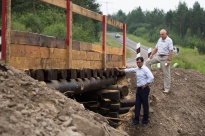 21.07.2016 Рабочее совещание на месте ремонта путепровода в Усольском районе