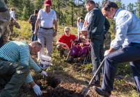 02.09.2024 Высадка сибирских берез на горе Зайсан. Монголия