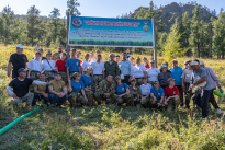 02.09.2024 Высадка сибирских берез на горе Зайсан. Монголия